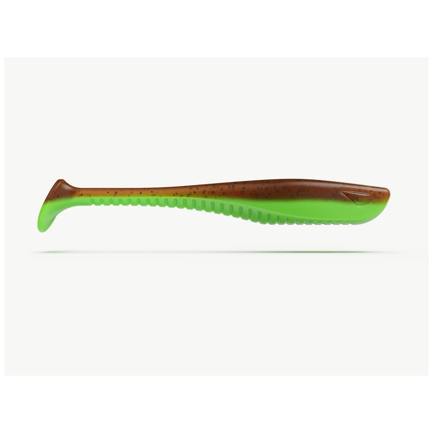 Capt'n Greenfin Samba Paddle 12cm Green Pumpkin - ThurLure