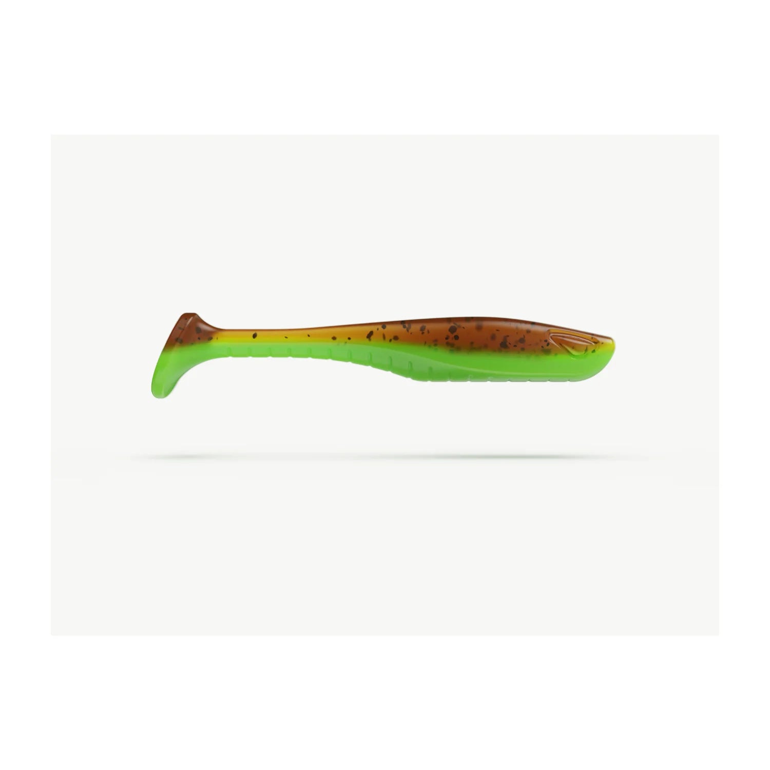 Capt'n Greenfin Samba Paddle 7cm Green Pumpkin - ThurLure